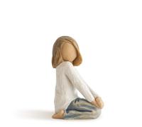Willow Tree Figura de niña sentada, Home Deco, Enesco | Celebra el espíritu de un niño, recuerdo de grupo familiar, fundido a partir de una talla original de Susan Lordi
