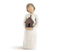 Willow Tree, Figura de niño con casa de juguete, Home Deco, Enesco