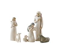 WILLOW TREE Figura decorativa - Nacimiento - Sagrada Familia 23cm blanco