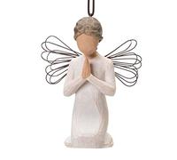Willow Tree Figura para Colgar ángel, Multicolor, Decoración de Navidad, Enesco