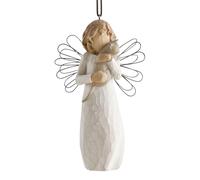 Willow Tree Figura para Colgar de ángel con Gatito, Home & Navidad Deco, Enesco
