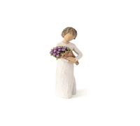 Willow Tree Figura de niño con Flores, Home Deco, Enesco