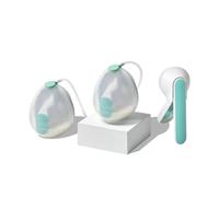 Willow Wave - Sacaleche manual portátil - Se adapta completamente al sujetador - Mango ergonómico - Bomba de lactancia portátil - Succión de calidad hospitalaria - Esenciales posparto