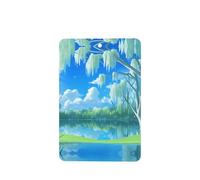 Willows On The Waterfront - Ambientadores para coche, 6 unidades, rectangulares colgantes, tabletas de aromaterapia, ambientadores perfumados para dormitorio y baño