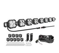 Willpower Barra de Luz LED 132 cm 52" 240W 20000LM Barras Luminosas LED 12V 24V Largo Alcance para 4x4 Tractor Coche Camion Barco Offroad, 6000K Bianco, IP67 Impermeabile, Con DT Kit de Cableado