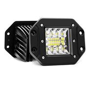 Willpower Cápsulas LED de montaje empotrado, 2 unidades de 42 W, 3 pulgadas, cubo todoterreno, haz puntual de conducción, luces antiniebla para camión, barco, camioneta, SUV, ATV, UTV, 12 V, 24 V