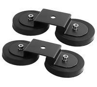 Willpower Los soportes de montaje magnéticos de 2 piezas se adaptan a barras de luces LED, adecuados para montar en capós y barras de techo de SUV, camiones y automóviles.