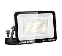 Willpower Proyector LED Focos LED Exterior 200W Luz 3,000K Blanco Cálido