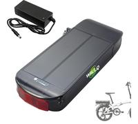 WILLQ Batería Bicicleta eléctrica 48V 20Ah 18Ah 15Ah 12Ah 10Ah para Montaje en portabultos Trasero Batería Litio 48 voltios para Motor de Bicicleta 250W-1000W y Kit Rueda Bicicleta,48V10Ah
