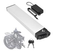 WILLQ Batería Bicicleta eléctrica Plegable 48 voltios y 36 voltios Batería integrada para Patinete eléctrico 36V 10Ah 12,5Ah 15Ah 17,5Ah Baterías Litio Repuesto 48V 10,4Ah 12Ah 14Ah,36v15ah
