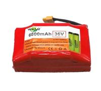 WILLQ Batería de 36 V 6800 mAh para Patinete eléctrico, 10S2P 6,8 Ah, batería de Litio Recargable de Repuesto con Conector XT60 y Placa BMS.