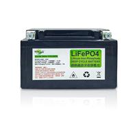 WILLQ Batería de Arranque para Motocicleta de 12 V, 5 Ah, 7 Ah, 9 Ah, baterías de Litio LiFePO4 compatibles con Scooters, Motos de Nieve, Motos acuáticas y más.,En9