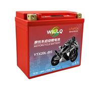 WILLQ Batería de Arranque para Motocicleta YTX20L-BS YTX30L-BS, 12 V, 20 Ah, 30 Ah, Recargable, de Repuesto, para vehículos Todoterreno y Scooters.,Ytx20l BS