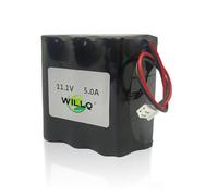 WILLQ Batería de Iones de Litio de 12 V 3S2P, 11,1 V, 5000 mAh, 6400 mAh, con BMS para lámpara LED, lámpara de Mesa, energía de Respaldo.,11.1v5ah