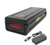 WILLQ Batería de Litio 48V 12AH 15AH 18AH 20AH 23.2AH 25.6AH 28AH para Bicicleta eléctrica de montaña 48 voltios, montada en la Parte Trasera con luz Trasera,48v23.2ah