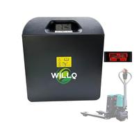 WILLQ Batería de litio de repuesto para carretilla elevadora eléctrica de 24 V, 60 Ah, 40 Ah y 20 Ah. Batería LiFePO4 de 48 V y 20 Ah para transpaleta eléctrica PWB15/PWB20.,24v60ah