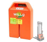 WILLQ Batería de Litio de Repuesto para transpaleta eléctrica de 24 V, 36 Ah y 20 Ah, para Carretilla elevadora eléctrica de Transporte, con Puerto de Carga de 4/6 Pines.,24v20ah