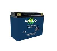 WILLQ Batería de Litio LiFePO4 de 12,8 V, 4 Ah, 5 Ah, 7 Ah, 9 Ah, 12 Ah, 15 Ah, 20 Ah y 30 Ah para Arranque de Motocicletas, ATV, Motos acuáticas, cortacéspedes y Scooters.,Ytx20l BS