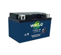 WILLQ Batería de Litio LiFePO4 de 12,8 V, 4 Ah, 5 Ah, 7 Ah, 9 Ah, 12 Ah, 15 Ah, 20 Ah y 30 Ah para Arranque de Motocicletas, ATV, Motos acuáticas, cortacéspedes y Scooters.,Ytx4l BS