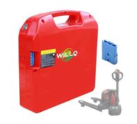 WILLQ Batería de Litio para Carretilla elevadora de 48 V, 20 Ah y 30 Ah, con BMS para transpaleta eléctrica CBD20J-LI-S, Kit de repuestos.,48v30ah