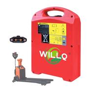WILLQ Batería de Litio para Carretilla elevadora eléctrica de 24 V, 20 Ah, 30 Ah y 40 Ah. Batería LiFePO4 de 48 V, 15 Ah y 20 Ah para transpaleta eléctrica. Piezas reemplazables.,24V20Ah