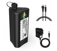 WILLQ Batería Iones Litio 12V 11,1V 1800mAh 2000mAh 2200mAh 2600mAh 3200mAh 3500mAh Batería Respaldo para Equipos Audio para Exteriores Tiras Luces LED cámaras CCTV y Mucho más,12v2600mah