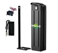 WILLQ Batería Litio 36V 13Ah 15Ah 17,5Ah 20Ah para Montaje en el Tubo Inferior Bicicletas eléctricas patinetes Plegables y Bicicletas urbanas Compatible con Kits Motor