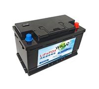 WILLQ Batería Litio Recargable 12V con función Start-Stop para automóviles | Batería LiFePO4 para automoción de alto rendimiento 12V 50Ah, 60Ah, 70Ah, 80Ah, 90Ah, 100Ah, 110Ah sin mantenimiento