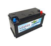 WILLQ Batería Litio Recargable para automóvil Arranque y Parada 12V 50Ah 60Ah 70Ah 80Ah 90Ah 100Ah 110Ah batería LiFePO4 automotriz de Alto Rendimiento sin Mantenimiento,60038 h8 100ah