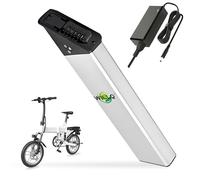 WILLQ Batería Litio Repuesto Bicicleta eléctrica 36V 48V 10,4Ah 10,5Ah 12Ah batería Scooter Plegable 48V 12,8Ah 14Ah baterías Repuesto 36V 9,6Ah 13Ah 15Ah 16Ah 17,5Ah con Cargador,36v17.5ah