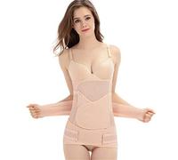 WILLQ Postparto Vientre Faja Banda Faja Postparto Apoyo Recuperación Cinturón Fajas, Pelvis Cinturón/Soporte/Banda - Faja Transpirable 3 en 1,Flesh,M