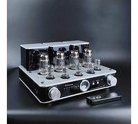 Willsenton R8 KT88/EL34 - Amplificador de Tubo de 4 amplificadores de Potencia Integrados para Auriculares, medidor básico reemplazable (Plateado)