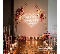 Willst du mich marraten Mariage Liebe marraten Jubel LED Neon Shield für Murdecoration Lumière ajustable USB Salon Bars Pub Club Reunions Art Murdecoration