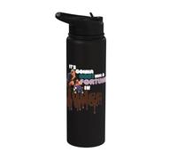 Willy Wonka and the Chocolate Factory Fudge Logo Stainless Steel Insulated Water Bottle