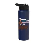 Willy Wonka and the Chocolate Factory Fudge Logo Stainless Steel Insulated Water Bottle