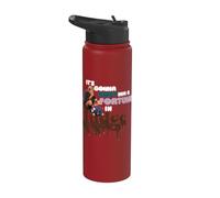 Willy Wonka and the Chocolate Factory Fudge Logo Stainless Steel Insulated Water Bottle
