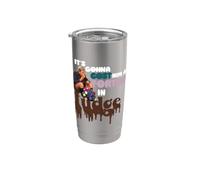 Willy Wonka and the Chocolate Factory Fudge Logo Vaso térmico de acero inoxidable de doble pared
