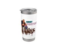 Willy Wonka and the Chocolate Factory Fudge Logo Vaso térmico de acero inoxidable de doble pared