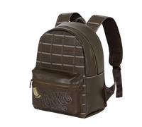 Willy Wonka Charlie y la Fábrica de Chocolate Choco-Mochila Fashion, Marrón, 24 x 32 cm, Capacidad 10 L