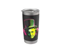 Willy Wonka Face Vaso térmico de acero inoxidable de doble pared