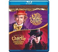 Willy Wonka & the Chocolate Factory / Charlie and the Chocolate Factory – Blu-ray – 2 películas