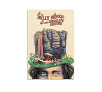 Willy Wonka & The Chocolate Factory- Decoración moderna de alta definición impresa multiescena para el hogar, pinturas de pared impermeables en salas de estar, dormitorios, oficinas y baños, 40 x 60