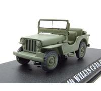 Willys CJ-2A Jeep Ee.uu Ejército 1949 Verde Oliva Mash Modelo 1:43 Greenlight