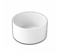 Wilmax - Cuenco de porcelana - 1850 ml - Ensaladera - Cuenco blanco para aperitivos, ensalada - Ø 18 cm - Cuenco para cereales - Elegante y resistente a los arañazos - Ideal como regalo