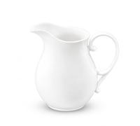 Wilmax - Jarra de leche de porcelana blanca de 290 ml, para servir nata, leche, alta calidad, para casa, restaurante