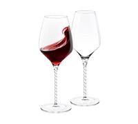 Wilmax - Juego de 2 copas de vino blanco y vino tinto, 800 ml, aptas para lavavajillas, modernas, resistentes al deslustre