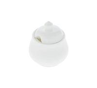 Wilmax WL-995019/1C - Azucarero (porcelana, 340 ml), color blanco