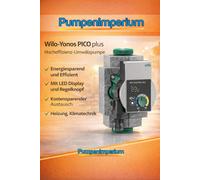 Bomba de alto rendimiento Wilo corredor húmedo Yonos Pico Plus 25/1 - 6 180 mm incluye carcasa de aislamiento térmico