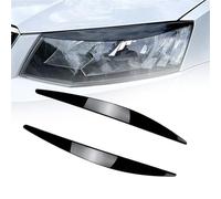 WILSEM Cubierta Etiqueta Engomada Párpado Ceja Lámpara Ajuste Faro Delantero Coche para para Octavia Mk3 2015 2016 2017