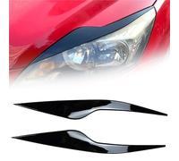 WILSEM para para Focus MK2.5 2008-2011 Faro Delantero Cubierta De Cejas Faro Delantero Ceja Embellecedor De Párpados ABS